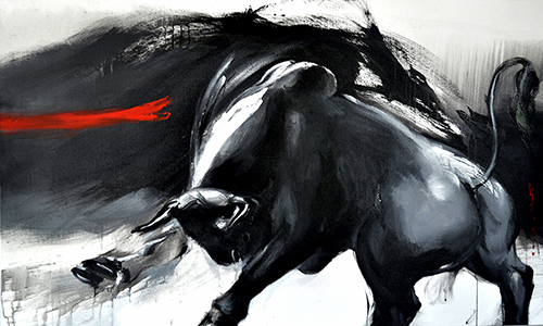 Black Bull By Jishu Nag.