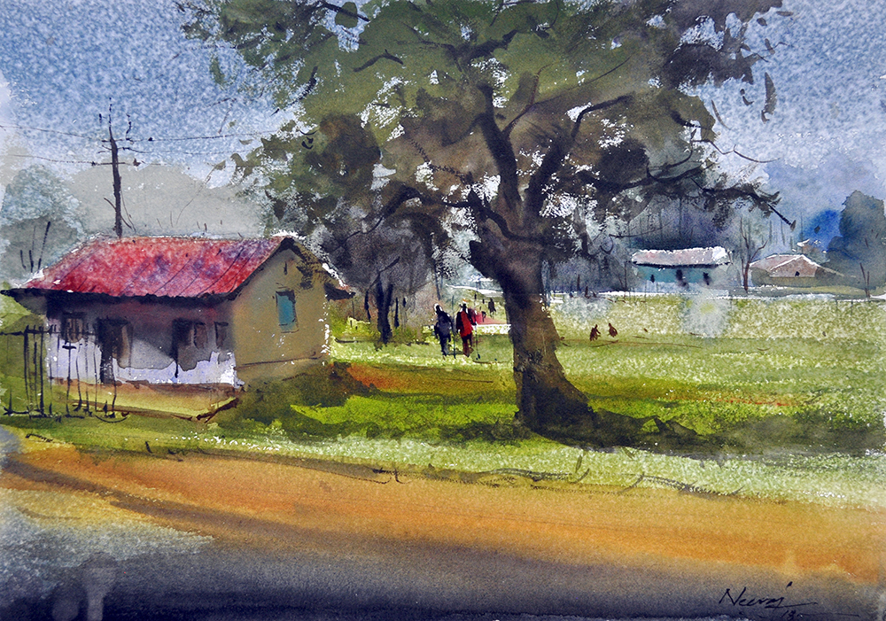 Watercolour painting by Artist