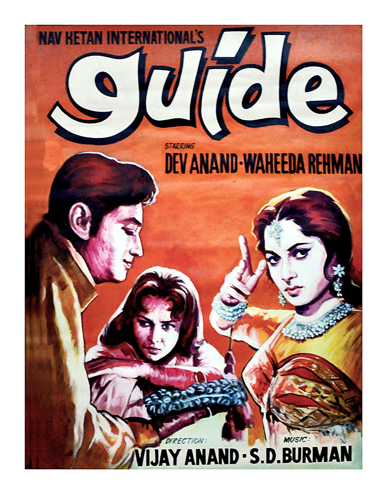 Guide - Poster Colour on Canvas
 by Salim Khan