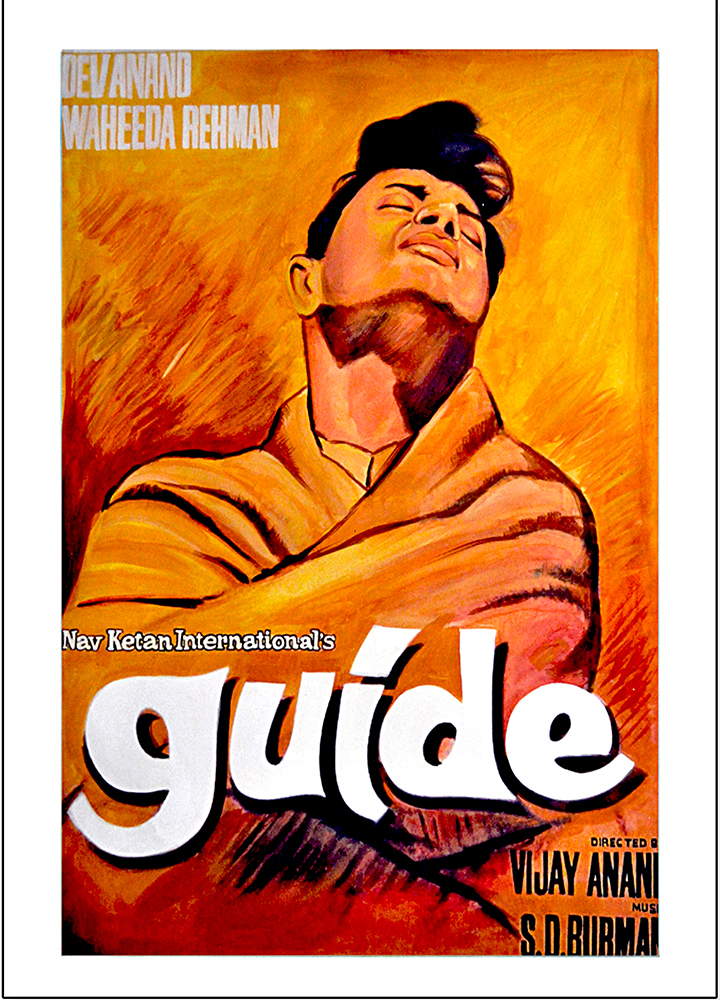 Guide - Poster Colour on Canvas
 by Salim Khan