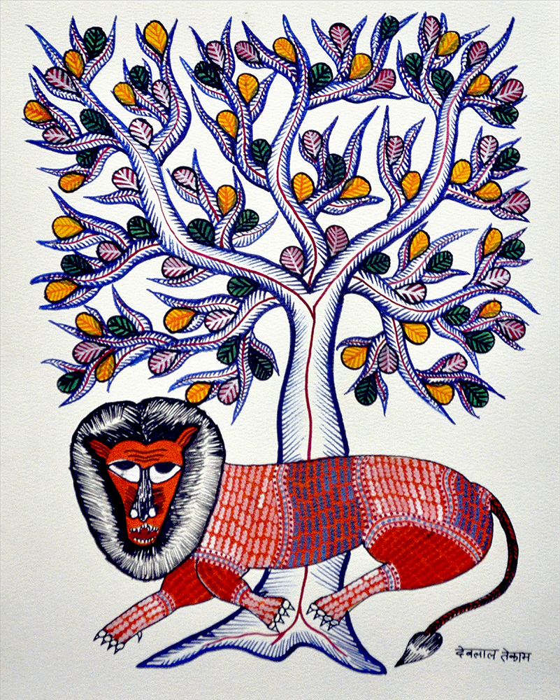 Gond Art By Raj kumar Shyam