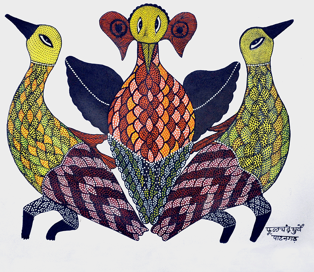 Gond Art By Raj kumar Shyam