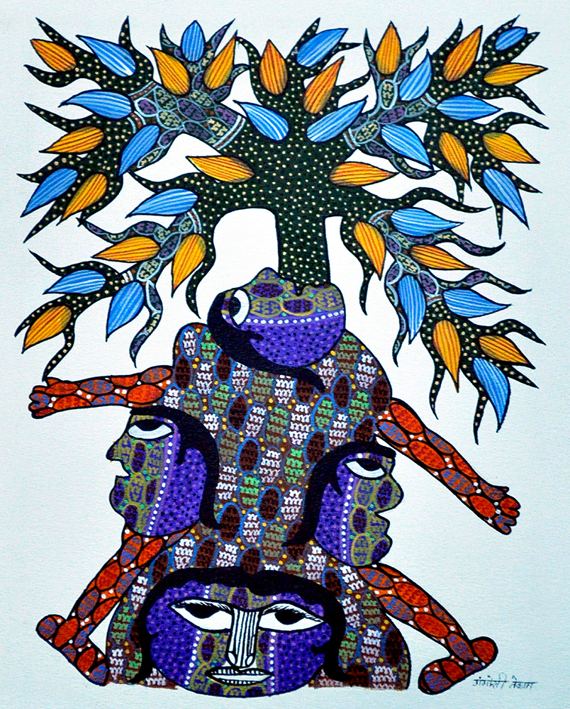 Gond Art By Raj kumar Shyam