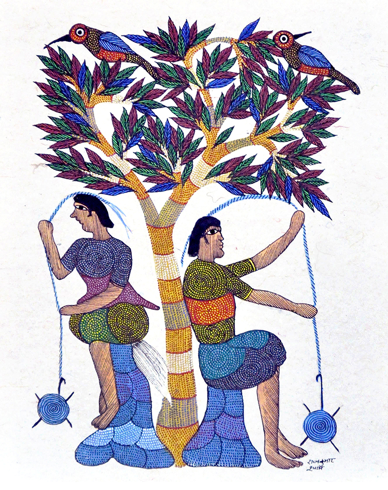 Gond Art By Raj kumar Shyam