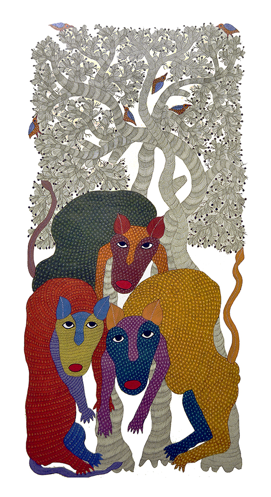 Gond Art By Raj kumar Shyam