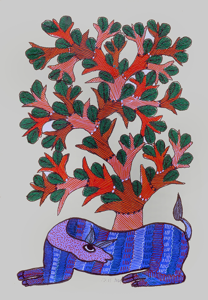 Gond Art By Raj kumar Shyam