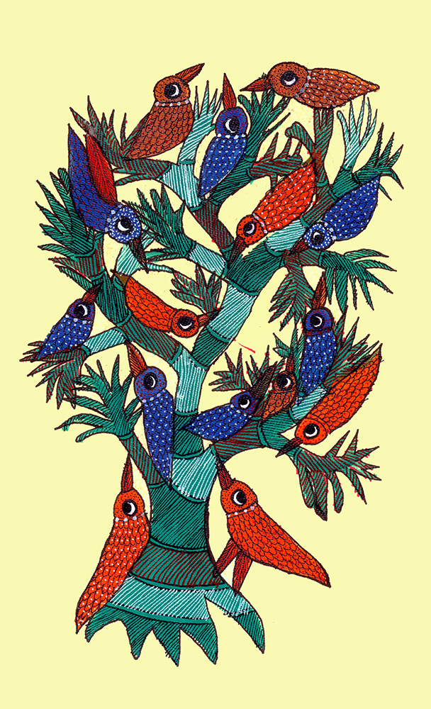 Gond Art By Raj kumar Shyam