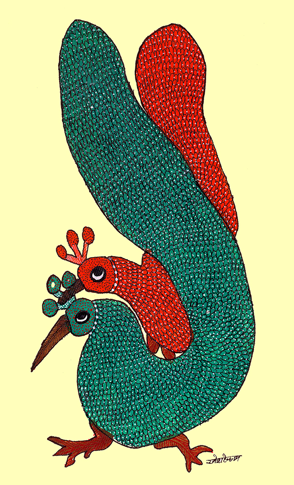 Gond Art By Raj kumar Shyam