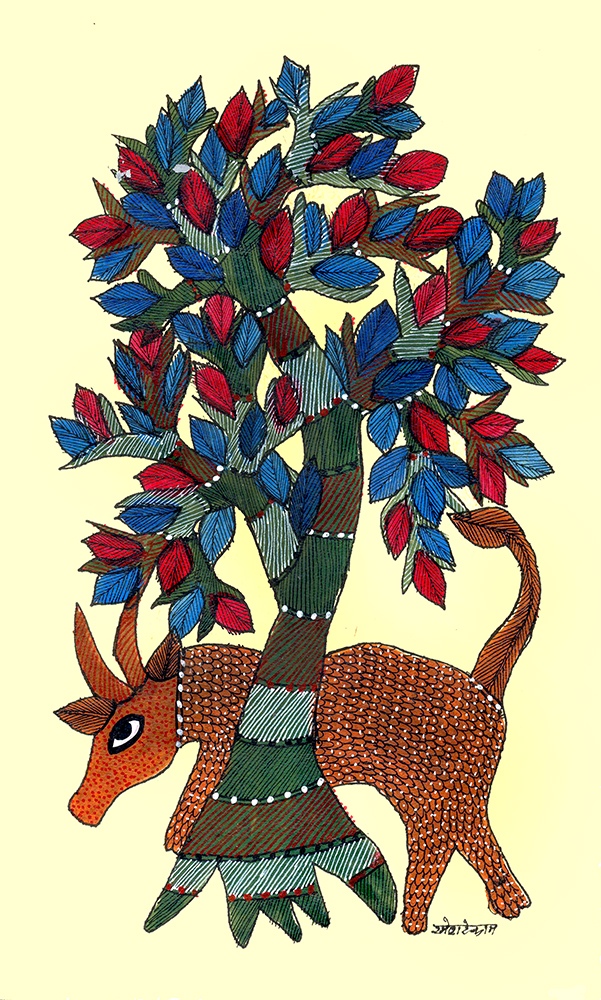 Gond Art By Raj kumar Shyam