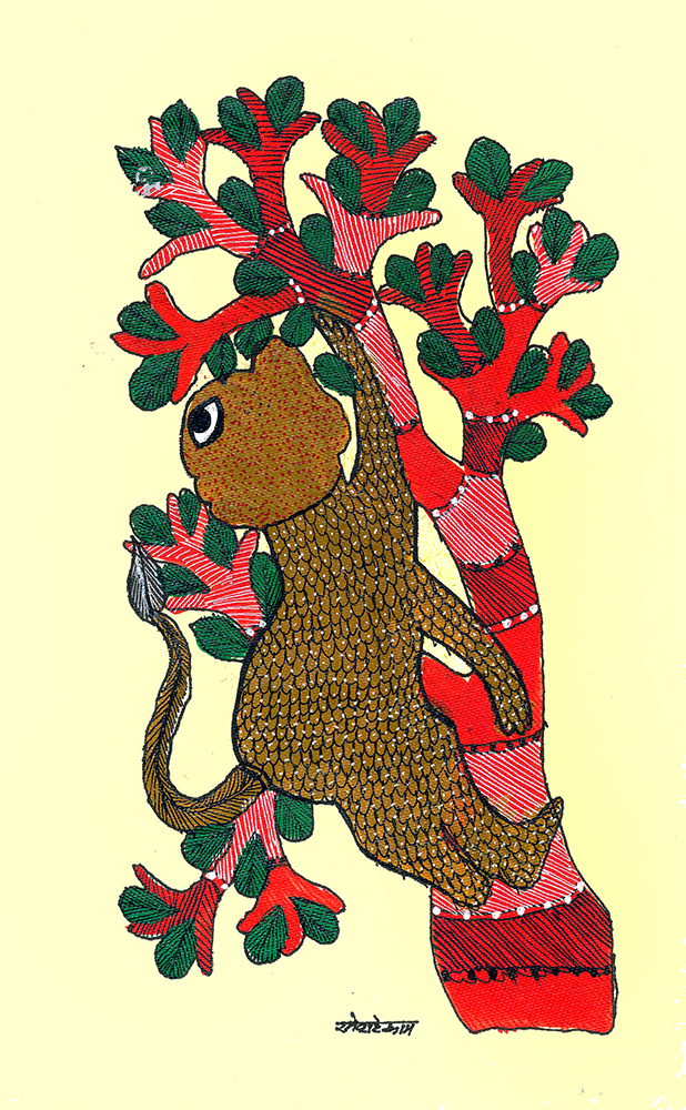 Gond Art By Raj kumar Shyam