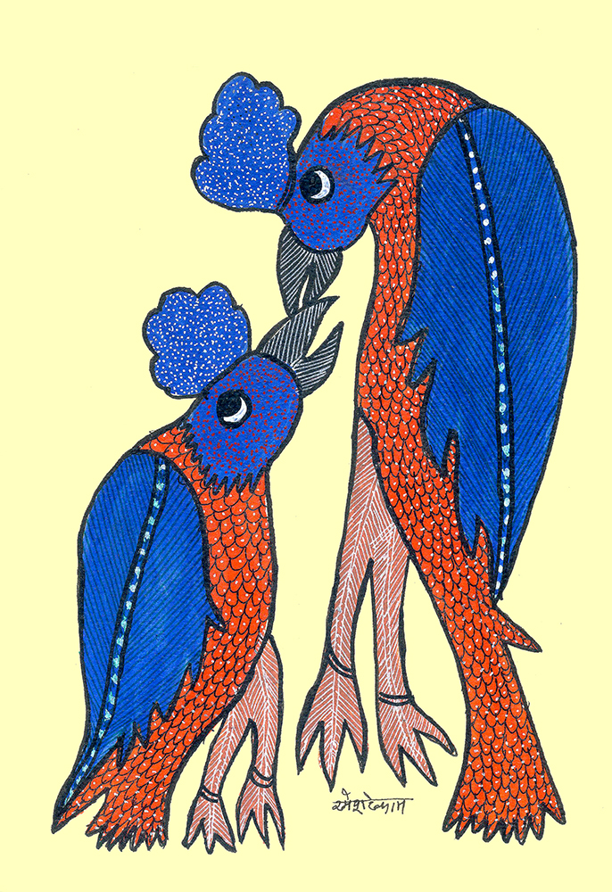 Gond Art By Raj kumar Shyam