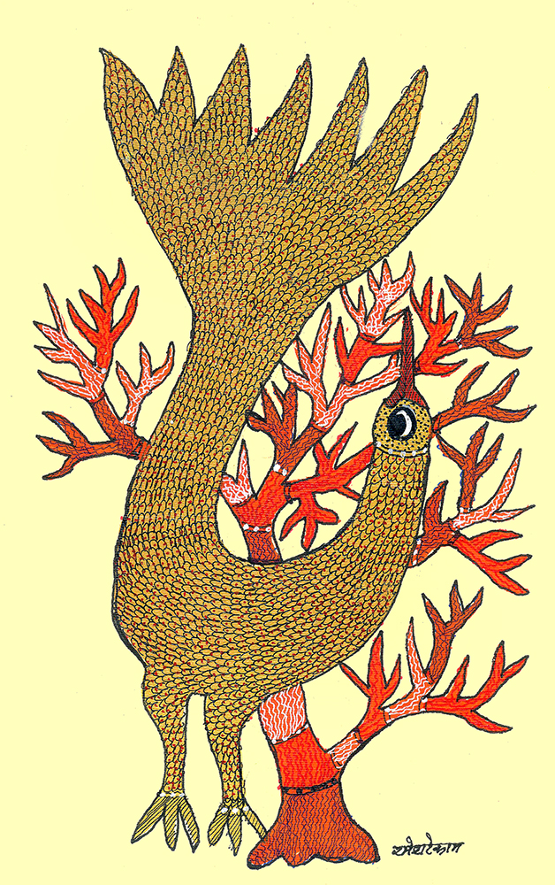 Gond Art By Raj kumar Shyam