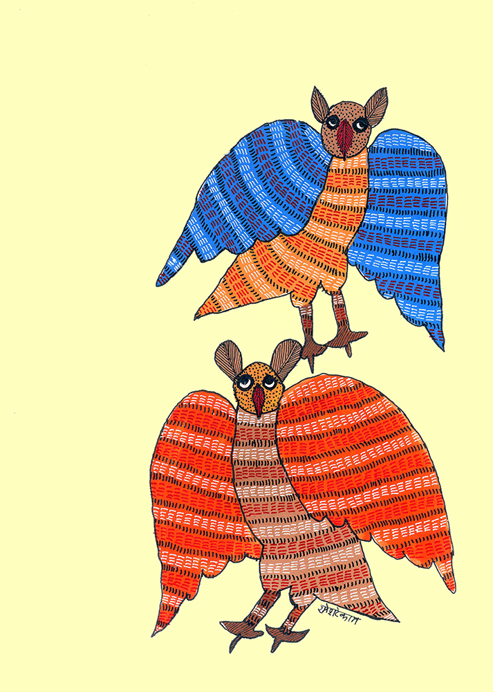 Gond Art By Raj kumar Shyam