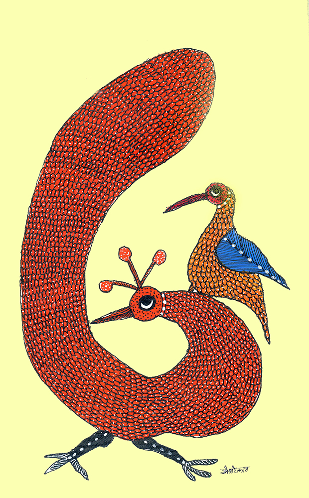 Gond Art By Raj kumar Shyam