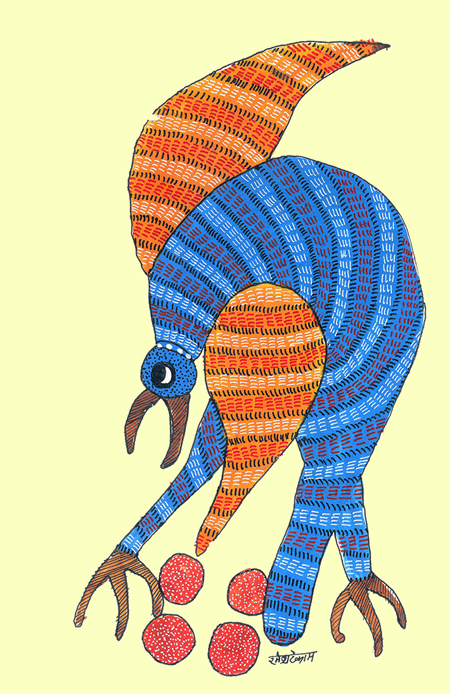 Gond Art By Raj kumar Shyam