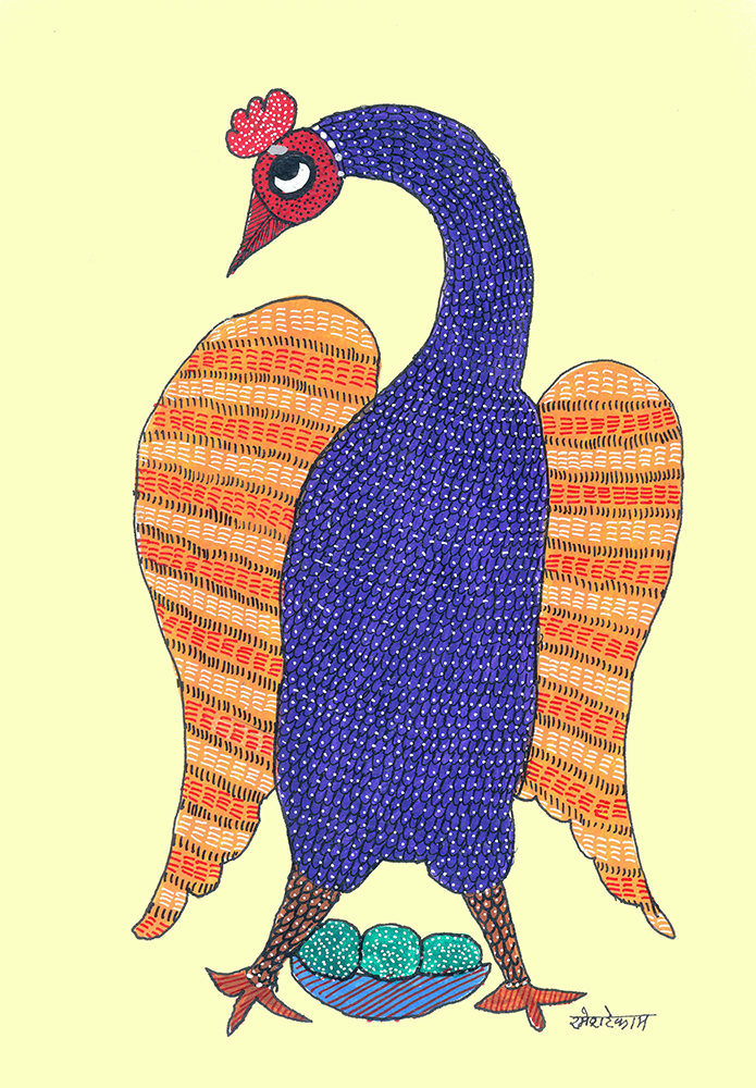 Gond Art By Raj kumar Shyam