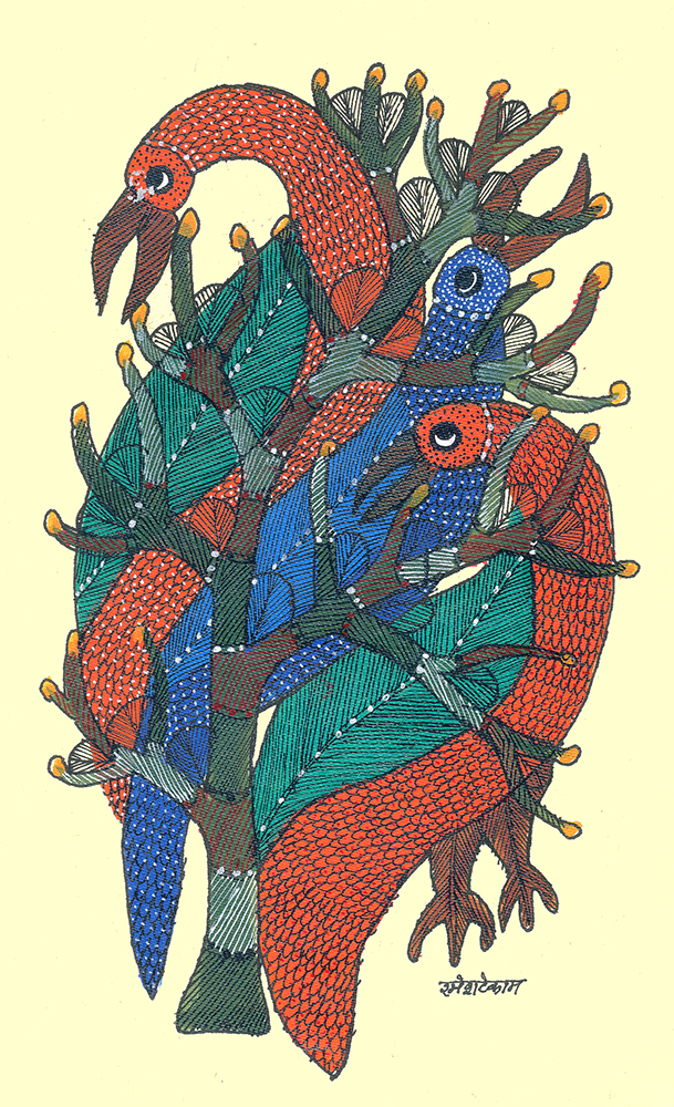 Gond Art By Raj kumar Shyam