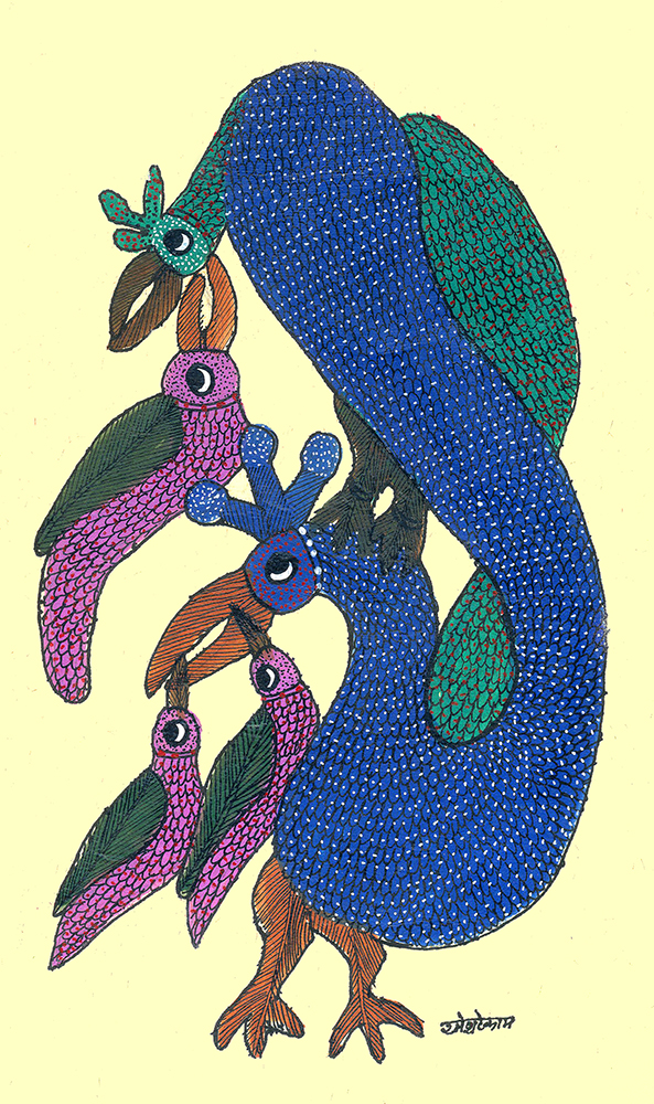 Gond Art By Raj kumar Shyam