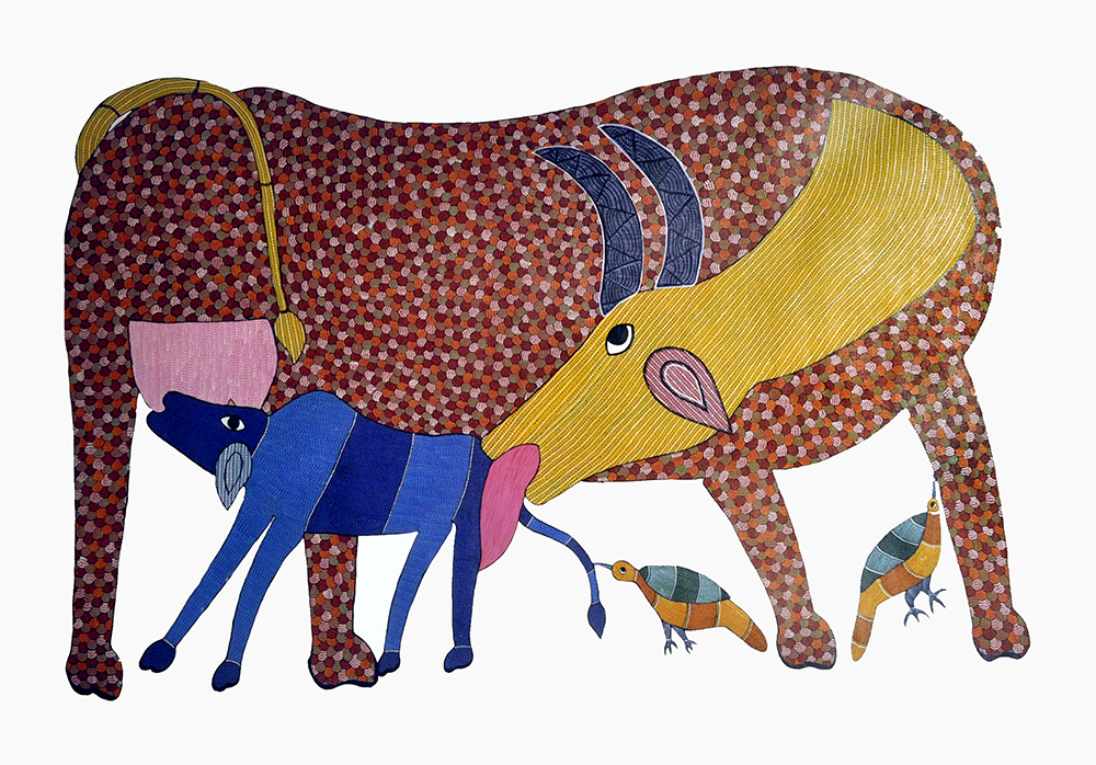 Gond Art By Raj kumar Shyam