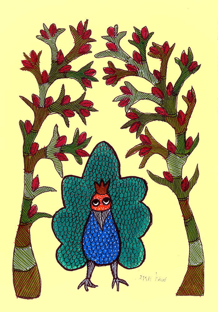 Gond Art By Raj kumar Shyam