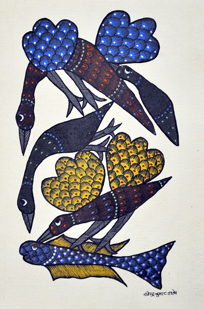 Gond Art By Raj kumar Shyam