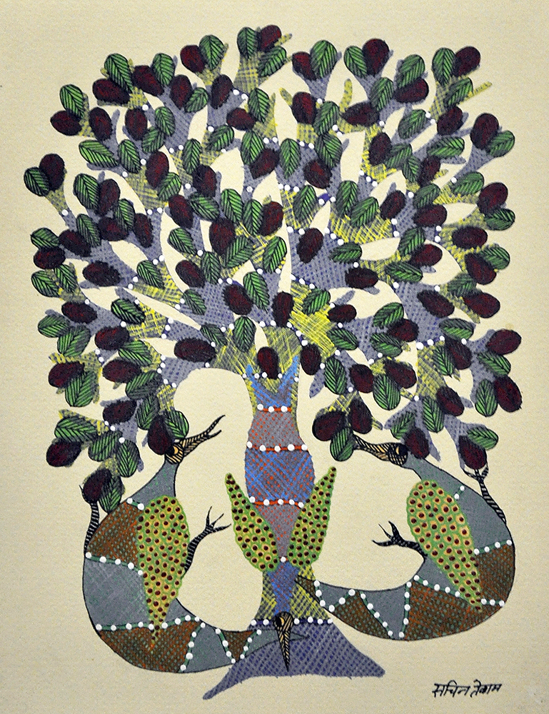 Gond Art By Raj kumar Shyam