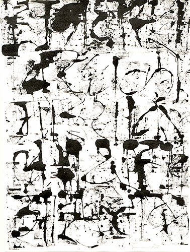 Untitled 2 - Tea  On Acid Proof Paper by Nitin Dadrewala