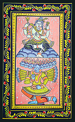 Fidelity - Pattachitra (Folk & Tribal Art) - Natural Colour Art 
by Purna Chandra Maharana 