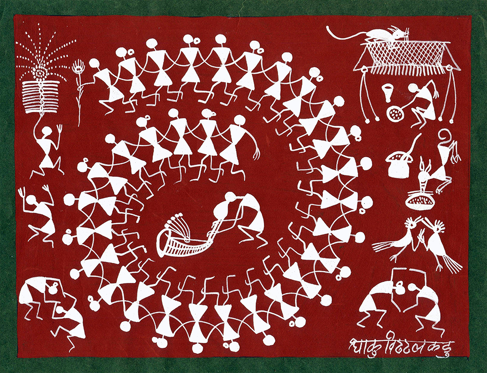 Make much of - Warli Painting by Chintu  Rajad