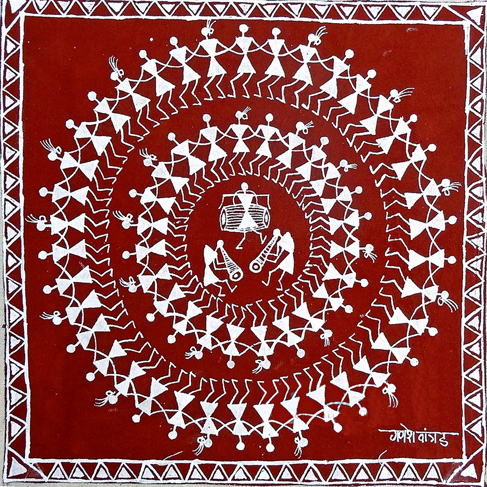 Promise - Warli Painting by Ganesh Wangadd