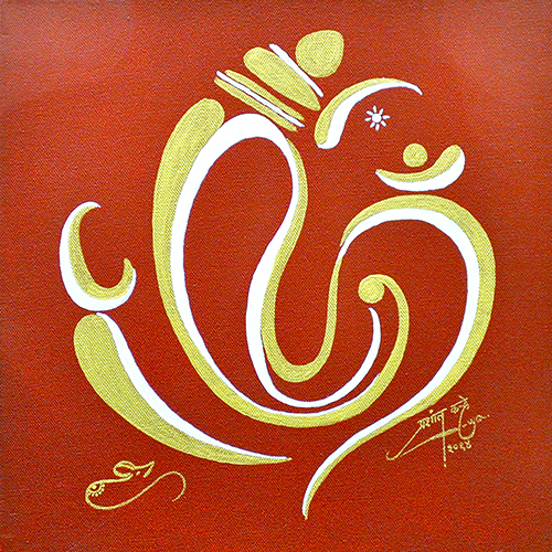 Manomay - Acrylic On Canvas by Prashant Khare